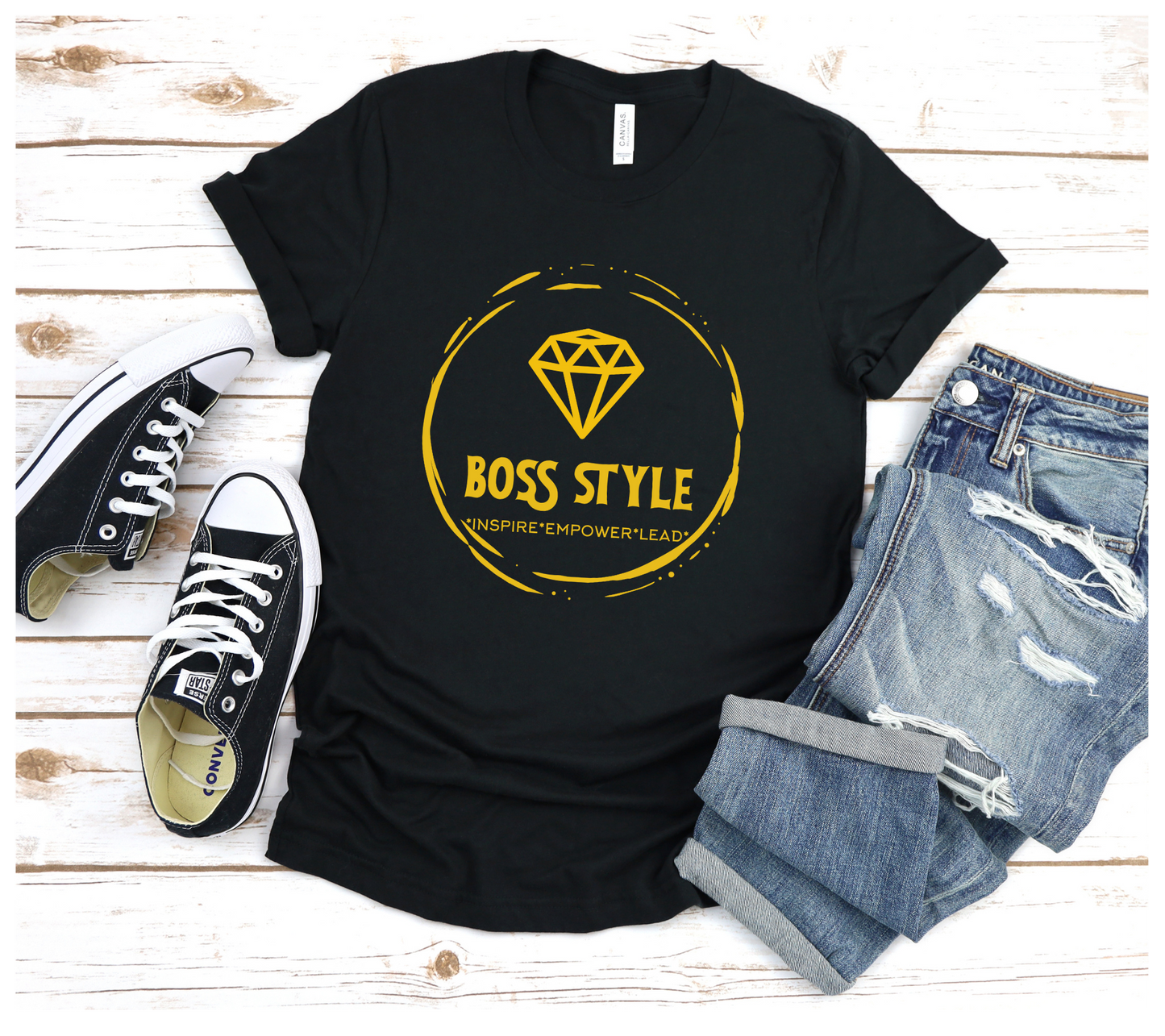 Gold Design Boss Style Unisex Tee