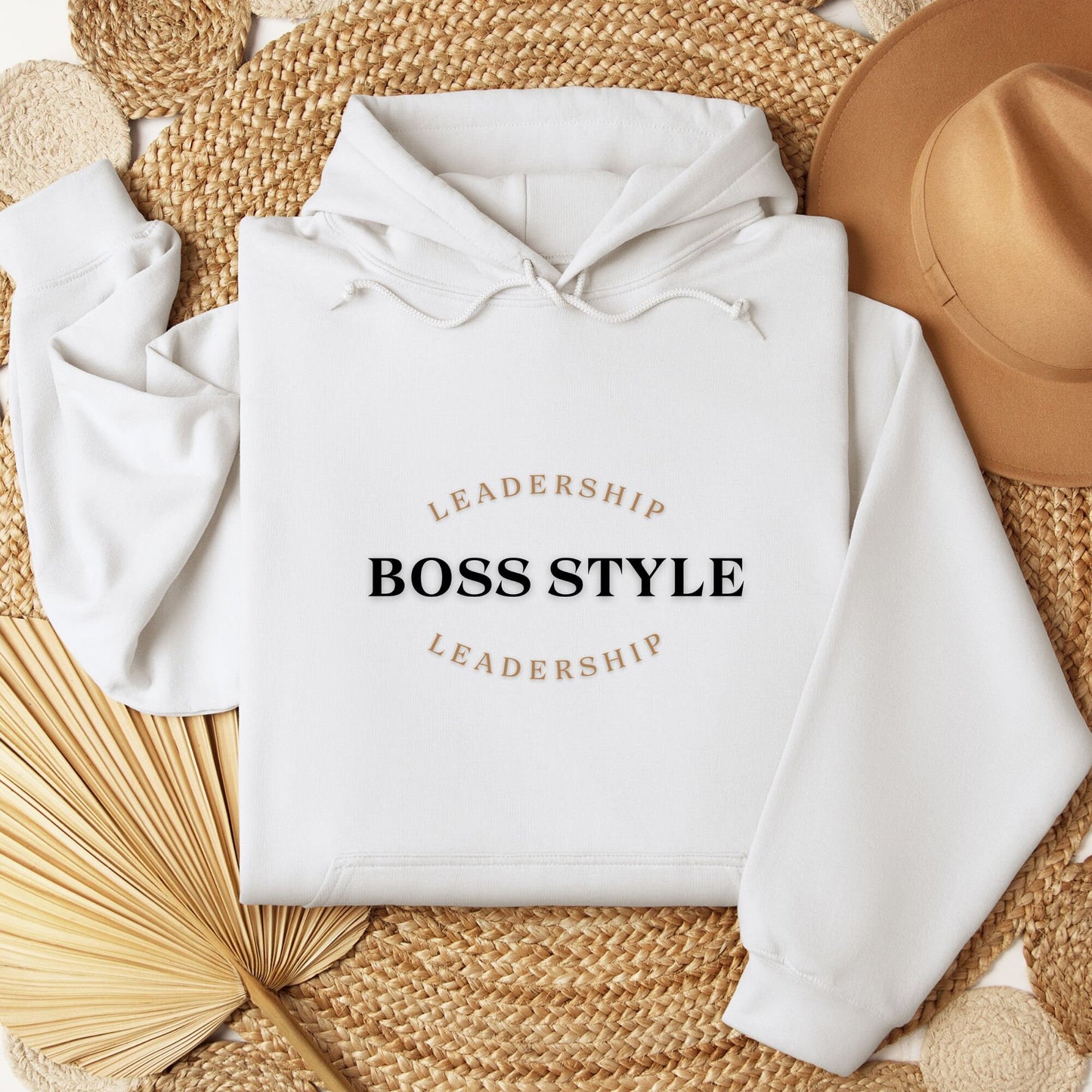 Inspiring Leadership: Boss Style Unisex Hoodie